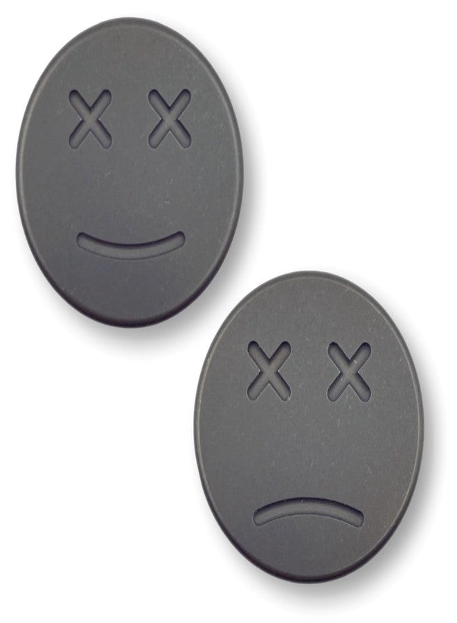 LXQQFUN EDC Titanium Emoticon Decision Maker Divination Coins, Contact Coins Skill Toys, Solid Double-Sided Happy/Sad Face Lucky Coins Worry Stone - Image 1